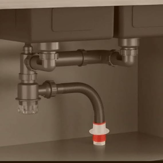 سدادة بلاستيك لتصريف مياه حوض المطبخ و الغسالة مضادة للروائح و الحشرات