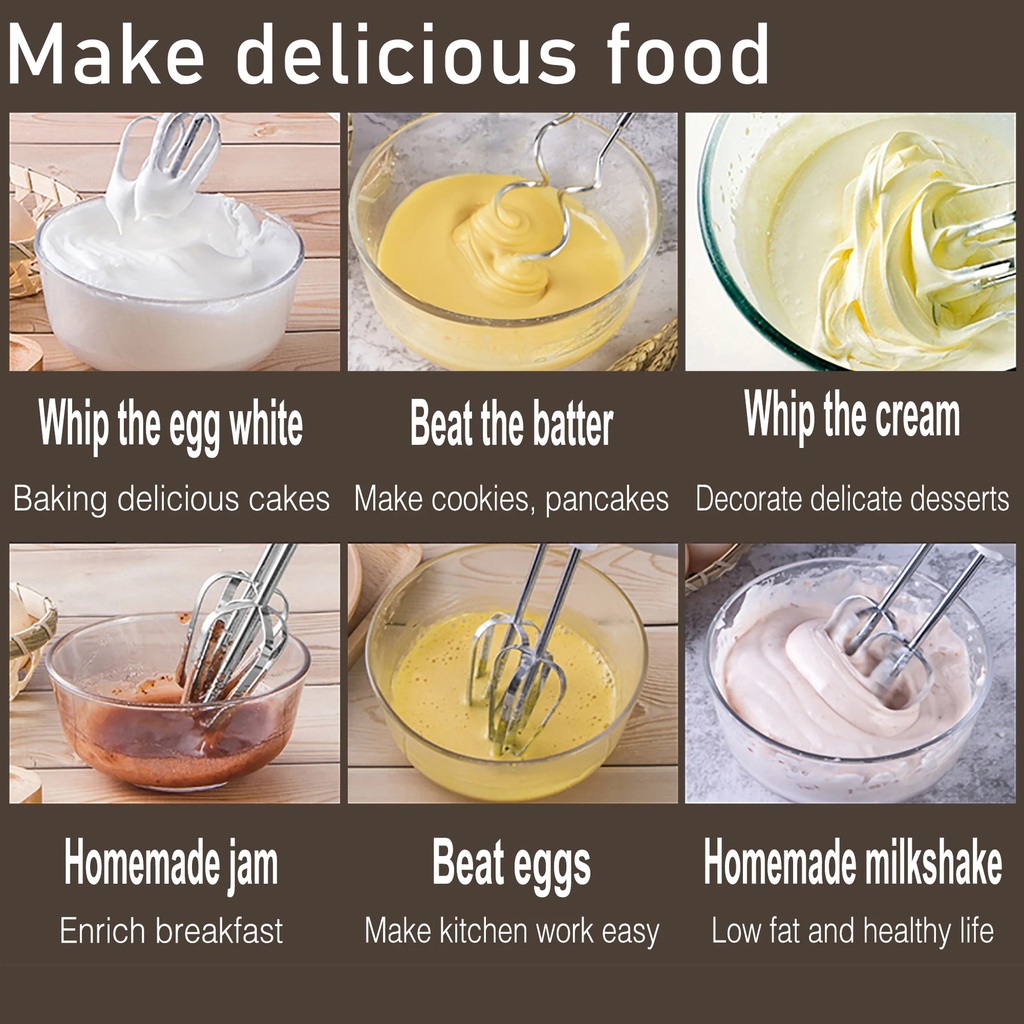 مضرب يدوي كهربائي 5 في واحد من سونفير بخمس سرعات مختلفة