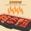 شواية جريل كهربائية سونيفر لشوي اللحوم والفراخ  - 2000 واط