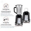 خلاط سونيفر 1.4 لتر مزود بمطحنة _ 400 واط