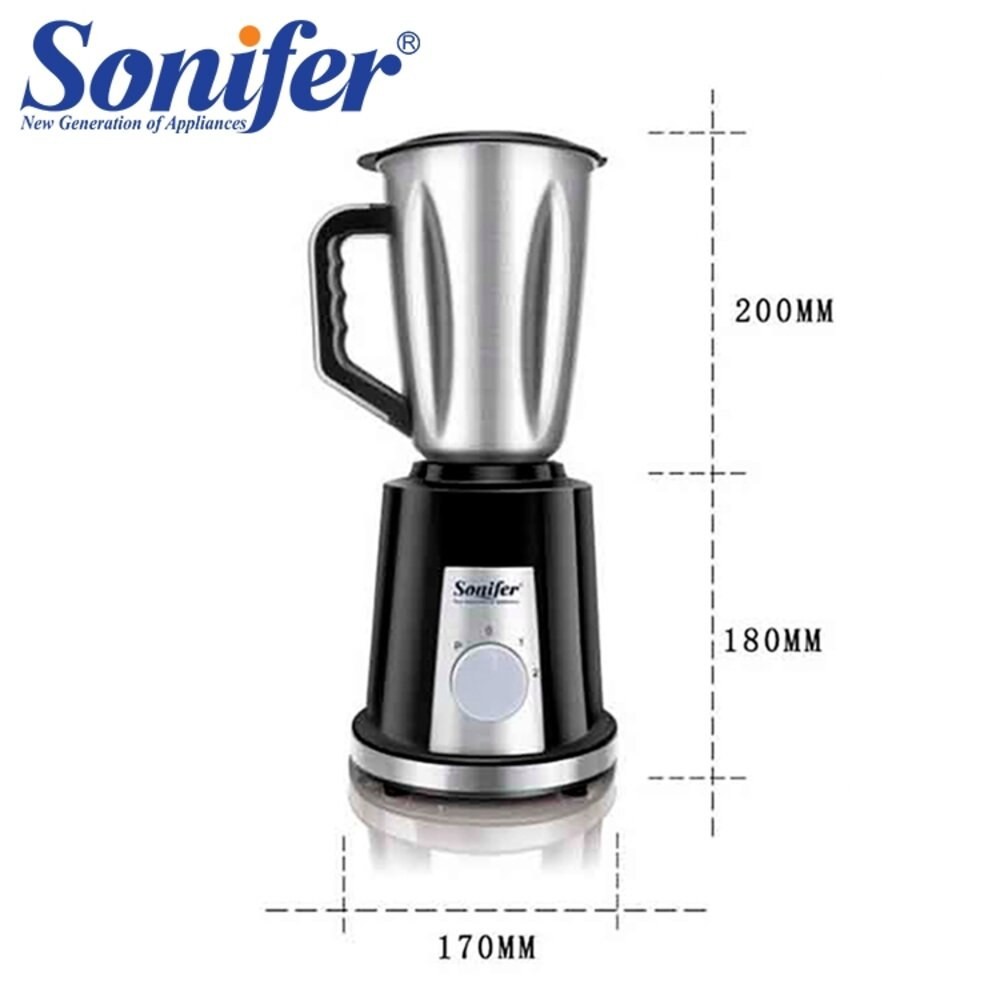 خلاط سونيفر 1.4 لتر مزود بمطحنة _ 400 واط
