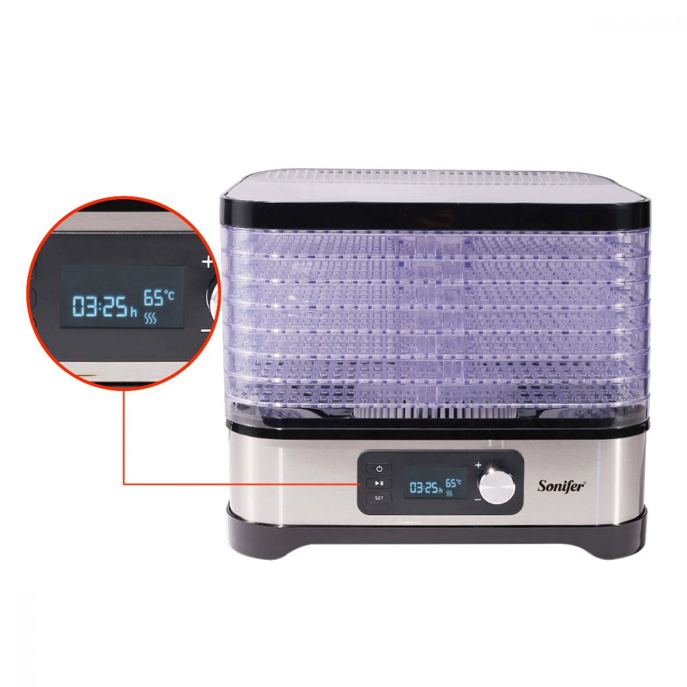 جهاز مجفف الطعام والفواكه 8 الكهربائي  صواني من سونيفر