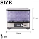 جهاز مجفف الطعام والفواكه 8 الكهربائي  صواني من سونيفر