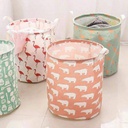 باسكت بالغطاء للملابس ولعب الاطفال