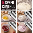 مضرب يدوي كهربائي ب 5 سرعات مختلفة من سونيفر قوة 300 واط