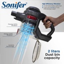 مكنسة كهربائية يدوية 2*1 من سونيفر - بقوة 100 واط