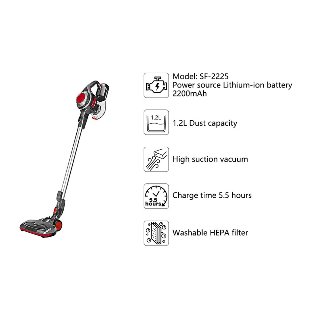 مكنسة كهربائية يدوية 2*1 من سونيفر - بقوة 100 واط