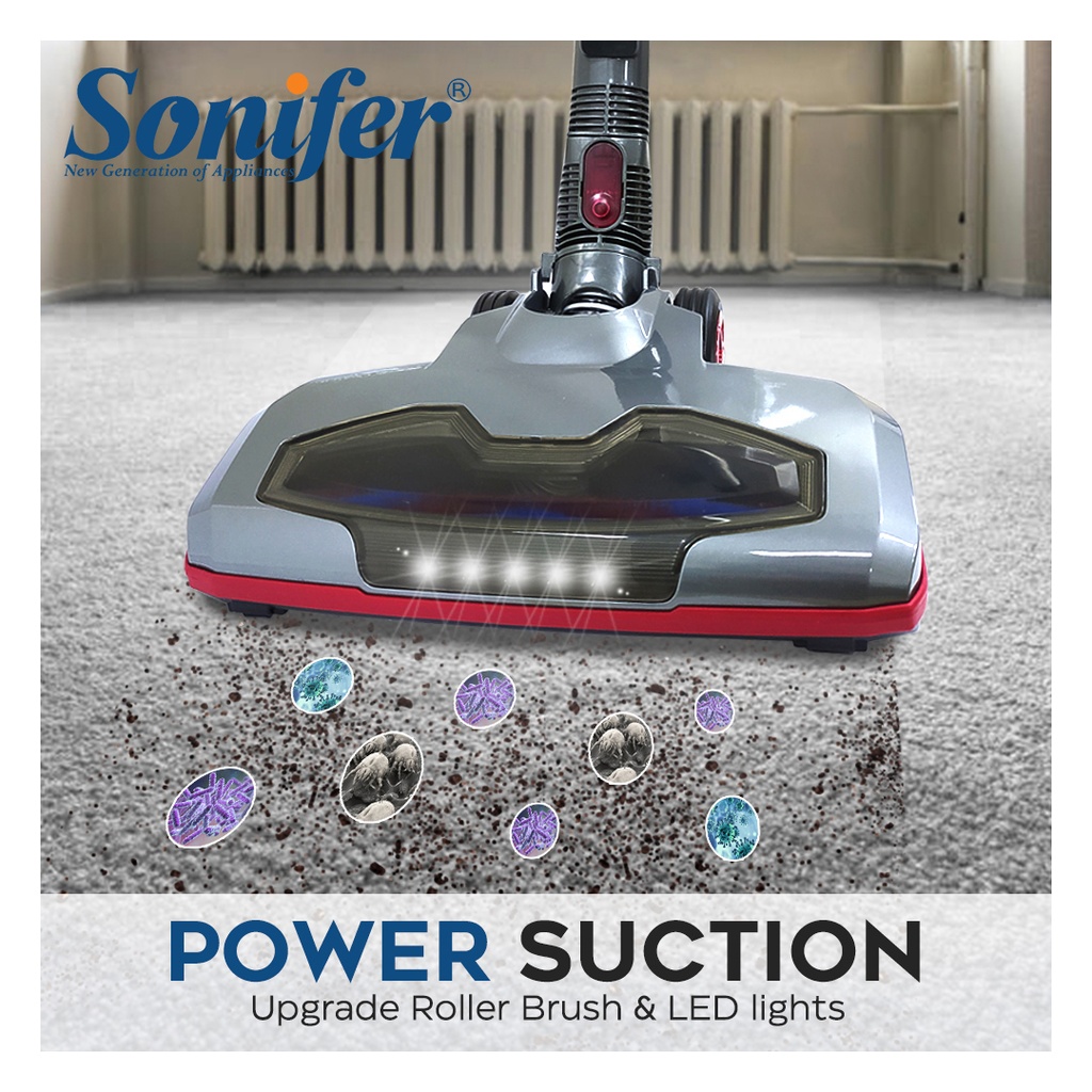 مكنسة كهربائية يدوية 2*1 من سونيفر - بقوة 100 واط