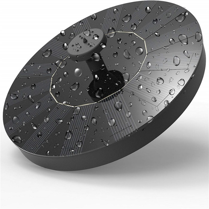 نافورة مياه ميني تعمل بالطاقة الشمسية ب 5 رؤوس رش للمياه