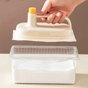 فرشاة تنظيف مع 50 قطعة من المناديل لازالة بقع المطبخ والاواني