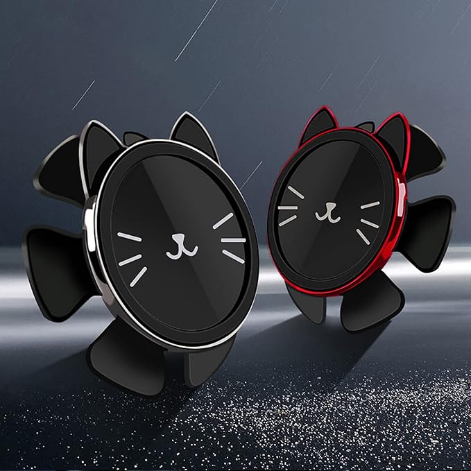 حامل موبايل مغناطيسي  للدركسيون قابل للدوران 360 درجة