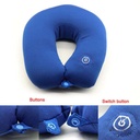 مخدة 2 في 1 لعمل لمساج واسترخاء الرقبة من المايكروفايبر