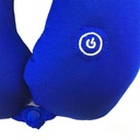 مخدة 2 في 1 لعمل لمساج واسترخاء الرقبة من المايكروفايبر