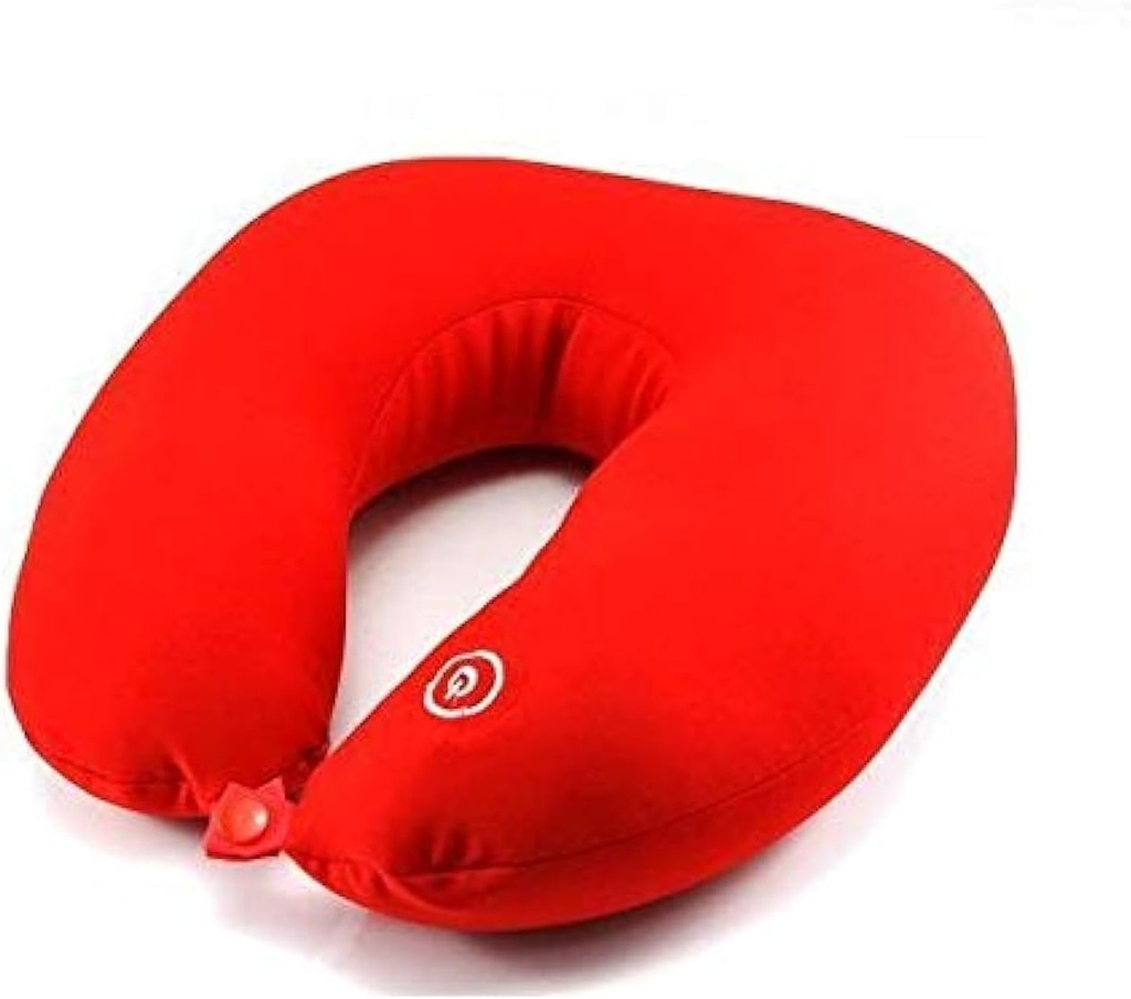 مخدة 2 في 1 لعمل لمساج واسترخاء الرقبة من المايكروفايبر