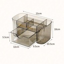 منظم اكليريك مقسم الي 5 خانات ودرج لحمل الاكسسوارات والميكاب