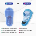 حذاء استحمام من السيليكون لتدليك وتنظيف القدم غير قابل  للانزلاق