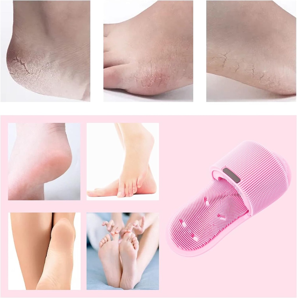 حذاء استحمام من السيليكون لتدليك وتنظيف القدم غير قابل  للانزلاق