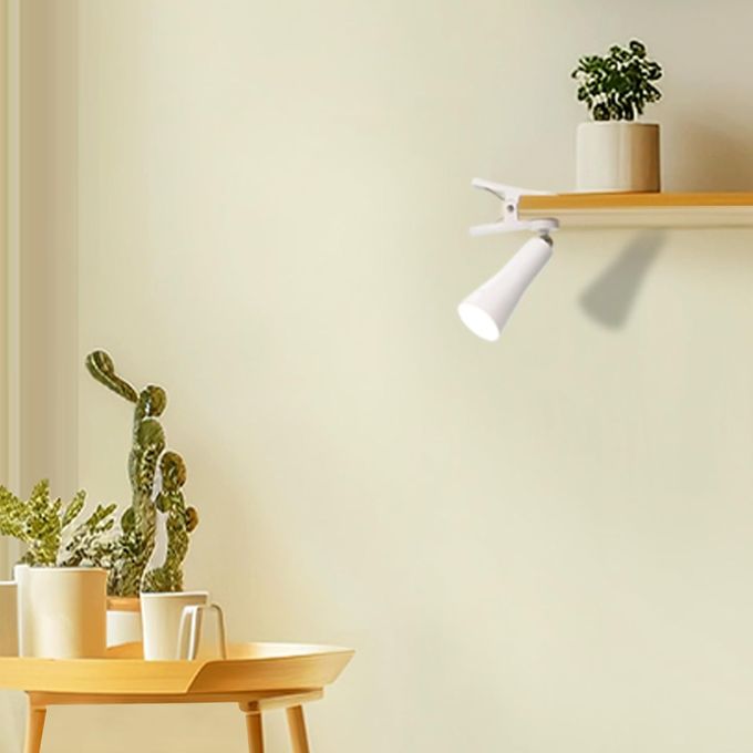 اباجورة مكتب تاتش 4 في 1 مع اضاءة بيضاء قابل للشحن