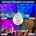 بروجيكتور باضاءة 8 الوان للاجرام السماوية مع ريموت للتحكم في سرعة الحركة والسطوع