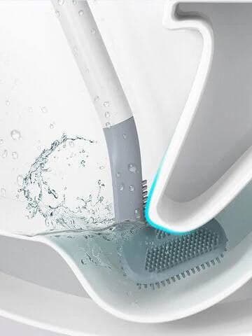 فرشة التواليت السيليكون المبتكرة بتصميم سهل الإستخدام بهوك تعليق