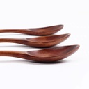 طقم معالق خشبية كبيرة 6 قطع للشوربة والرز