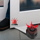 جهاز انذار وسدادة للابواب للتنبيه ومنع السرقة