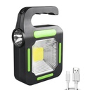 كشاف ميني محمول باضاءة بيضاء يعمل بالطاقة الشمسية للطوارئ والرحلات