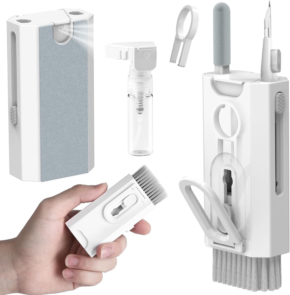 فرشة تنظيف 8 في 1 للكيبورد و سماعات الايربودز والموبايل.