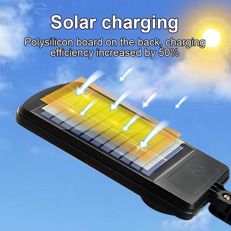 كشاف حائط سينسور مقاوم للماء يعمل بالطاقة الشمسية مع ريموت كنترول