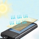 كشاف حائط سينسور مقاوم للماء يعمل بالطاقة الشمسية مع ريموت كنترول