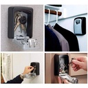 صندوق تخزين للمفاتيح برقم سري يعلق علي الحائط