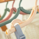 شماعة ملابس بلاستيكية قابلة للطي محمولة لوقت السفر والرحلات