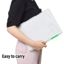 حافظة ورق ومستندات بلاستيك شفاف لسهولة رؤية الاوراق