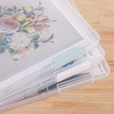 حافظة ورق ومستندات بلاستيك شفاف لسهولة رؤية الاوراق