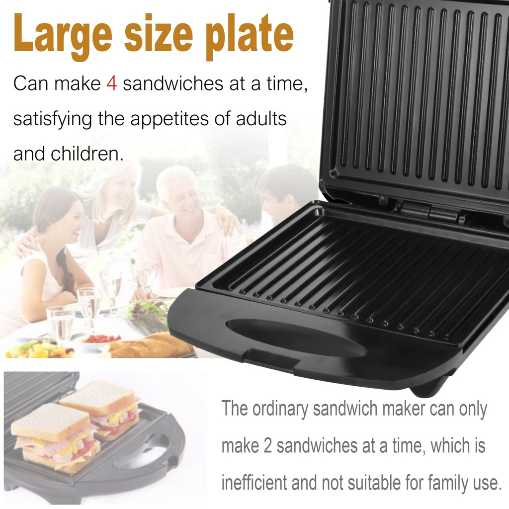 SF-6054 ماكينة وافل كهربائية 7*1 من سونيفر700- 800 واط 