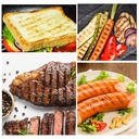 SF-6054 ماكينة وافل كهربائية 7*1 من سونيفر700- 800 واط 