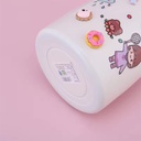 زمزية حرارية لحفظ درجة حرارة المشروبات من الستاليس ستيل بشاليموه ويد لسهولة الحمل 800 مللي