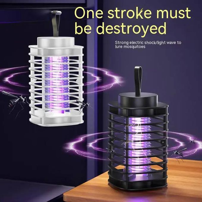 مصيدة وصاعق ناموس كهربائي معلق قابل للشحن