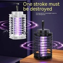 مصيدة وصاعق ناموس كهربائي معلق قابل للشحن