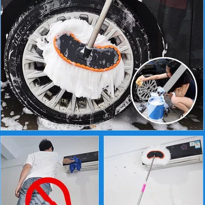 مساحة السيارة الفيبر بيد طويلة للحفاظ على الدهانات والنانوسيراميك من الخدش