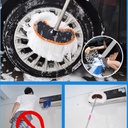 مساحة السيارة الفيبر بيد طويلة للحفاظ على الدهانات والنانوسيراميك من الخدش