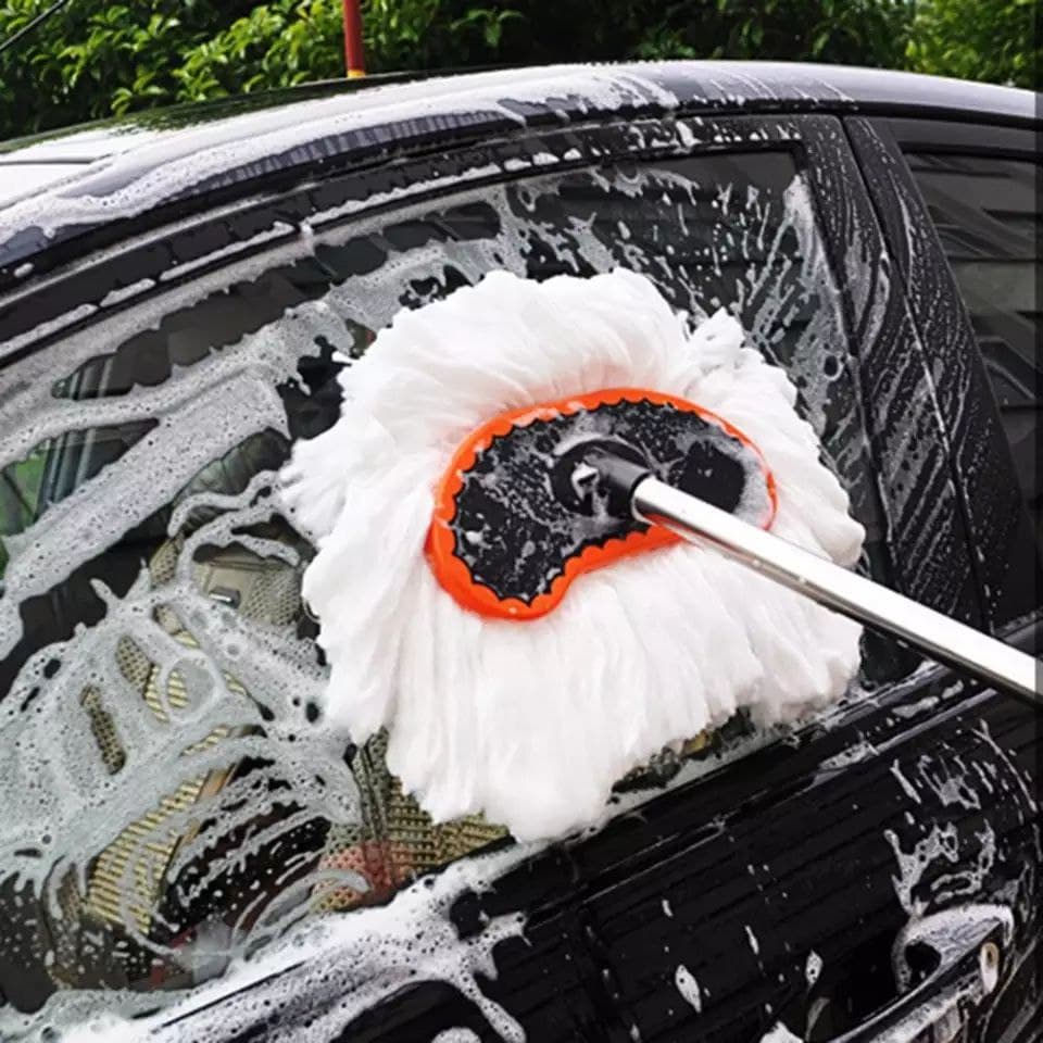 مساحة السيارة الفيبر بيد طويلة للحفاظ على الدهانات والنانوسيراميك من الخدش