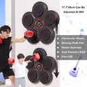 جهاز لعبة ملاكمة كهربائية مع موسيقي يثبت علي الحائط