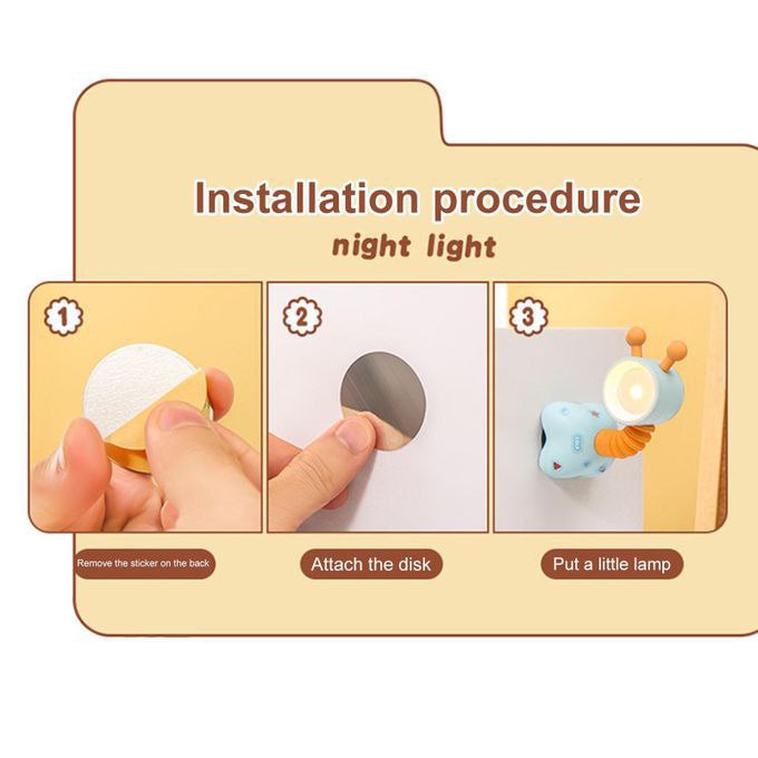 اباجورة مكتب ميني شكل جرو باضاءة ورم تعمل بالطارية