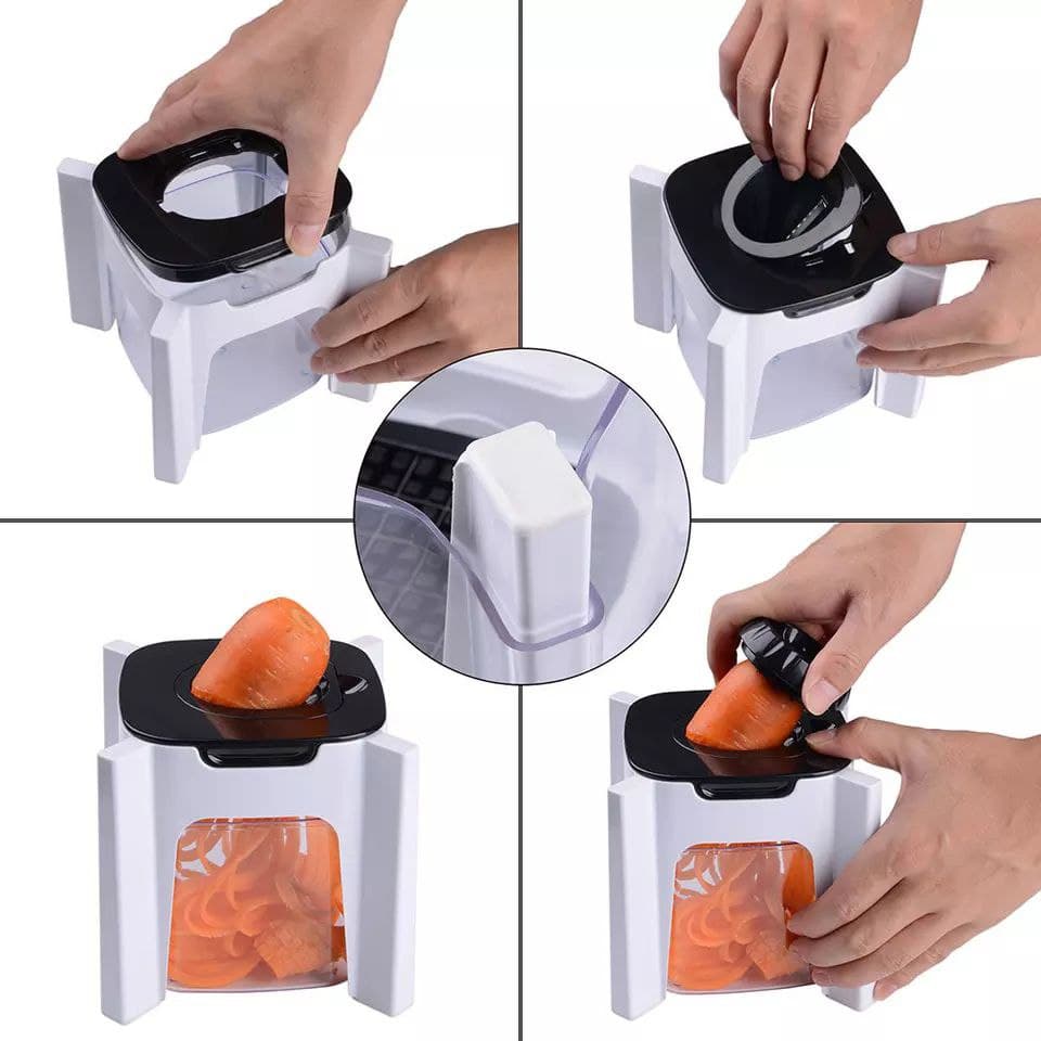 قطاعة ومبشرة الخضروات والفاكهة ب 4 رؤوس عالية الجودة