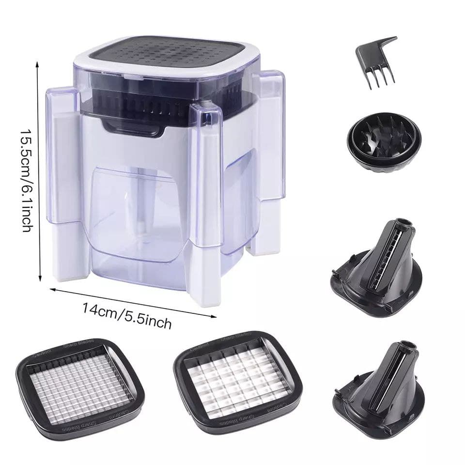 قطاعة ومبشرة الخضروات والفاكهة ب 4 رؤوس عالية الجودة