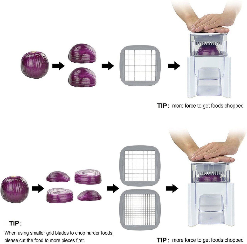 قطاعة ومبشرة الخضروات والفاكهة ب 4 رؤوس عالية الجودة