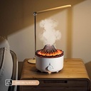 فواحة مضيئة علي شكل بركان بخزان 560 ملي لتعطير وترطيب المنزل