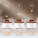 فواحة مضيئة علي شكل بركان بخزان 560 ملي لتعطير وترطيب المنزل