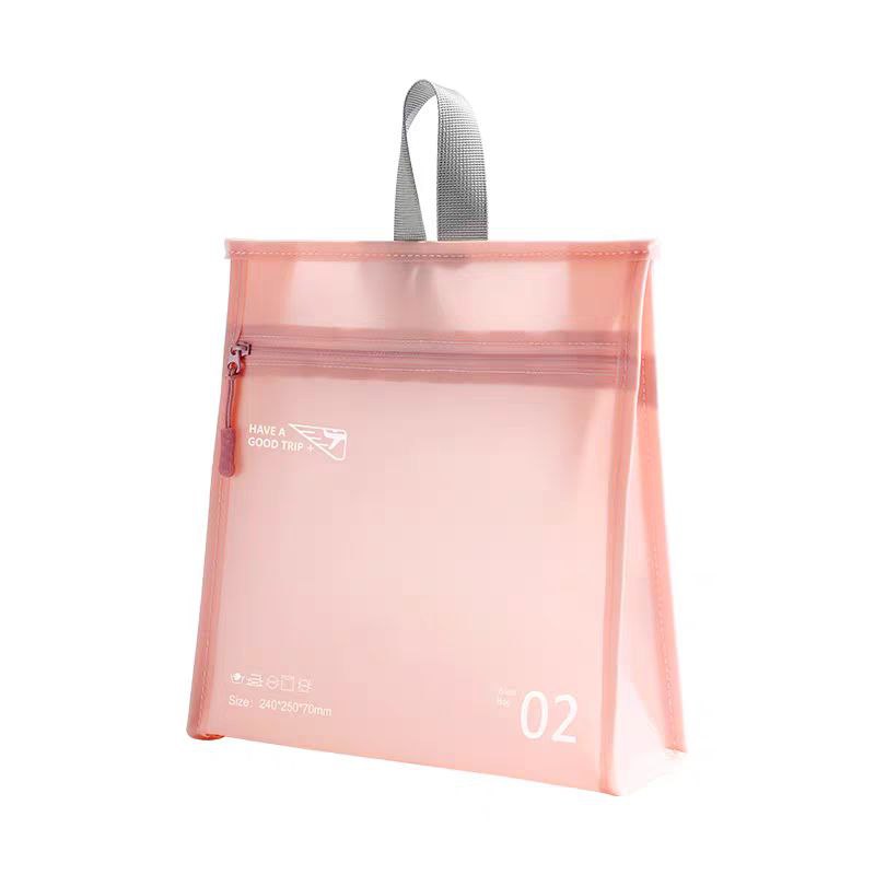 شنطة ووتر بروف محمولة بسعة كبيرة لحمل ادوات المكياج ومستلزمات البحر